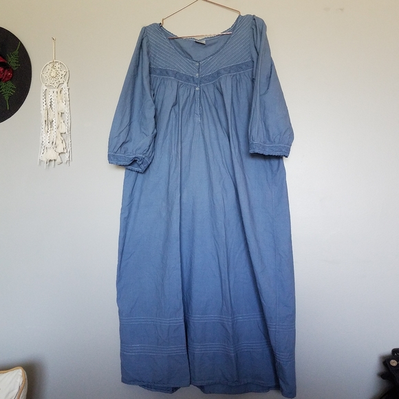 Vintage Other - Hand Dyed Cotton Nightgown